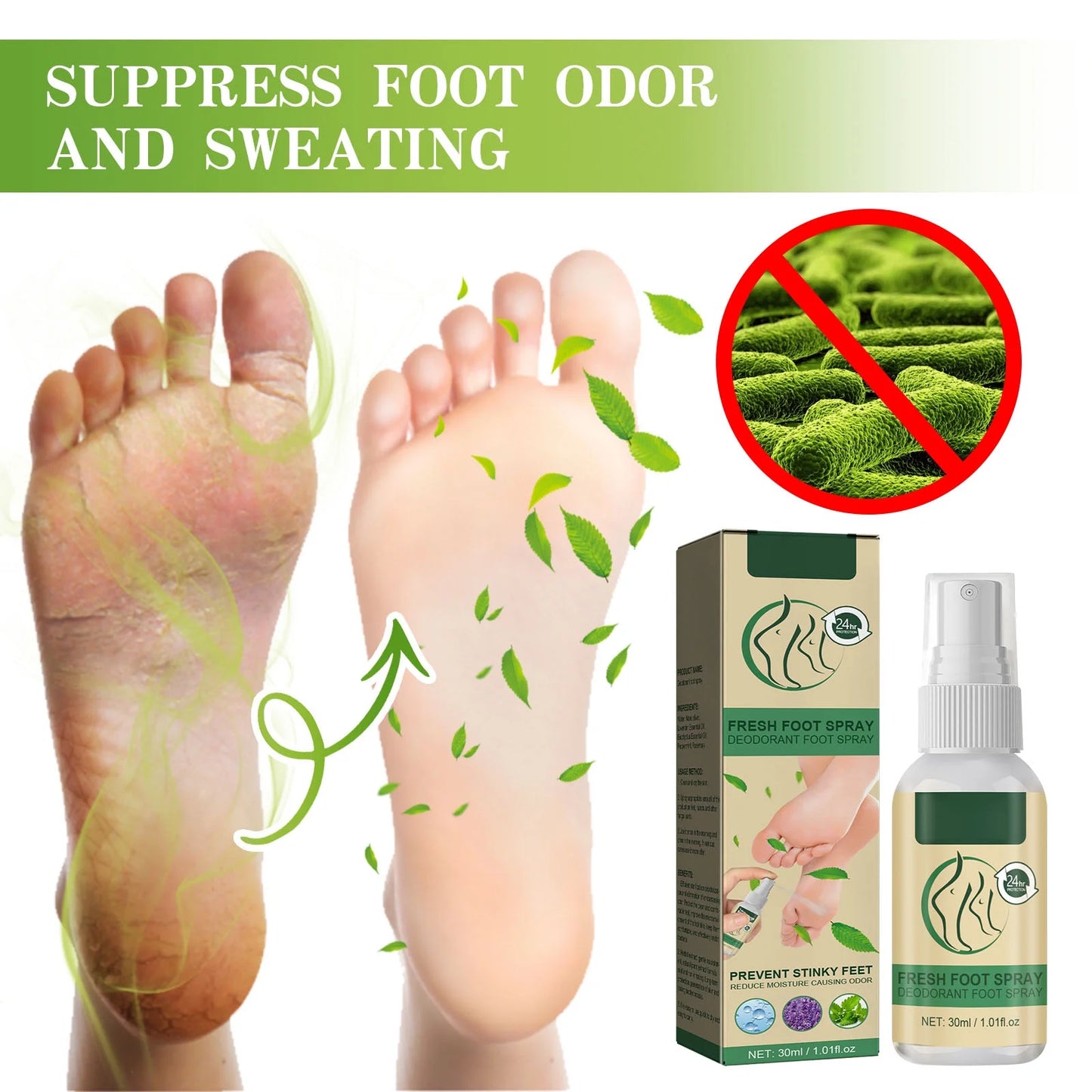 Athletes Foot Spray Athletes Foot Spray Toenail Feet Smelly Feet Itchy 20Ml Spray