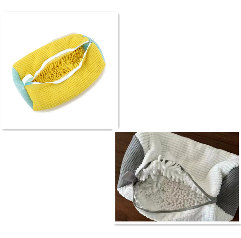 Shoes Laundry Bag Shoe Wash Bag for Washing Machine Reusable Zipper Shoe Washing Bag Sneaker Tennis Shoe Cleaner Kit Remove Dirt