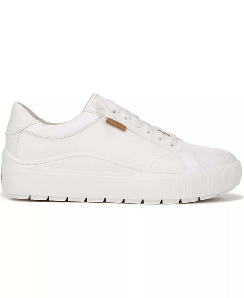 Women'S Time off Go Closed round Toe Lace up Platform Sneakers