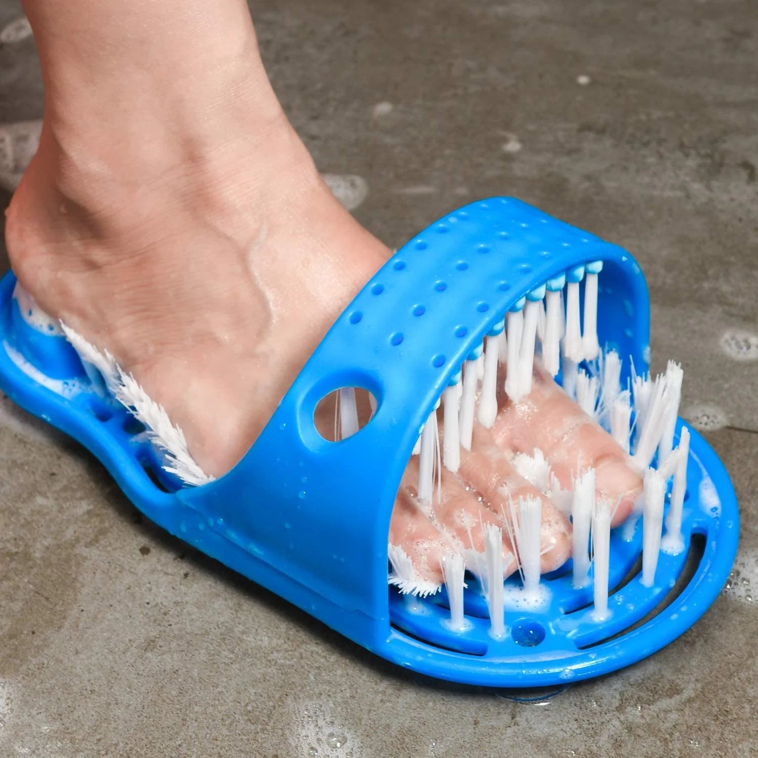 Simple Feet Cleaner, Feet Cleaning Brush, Foot Scrubber for Washer Shower Spa Massager Slippers