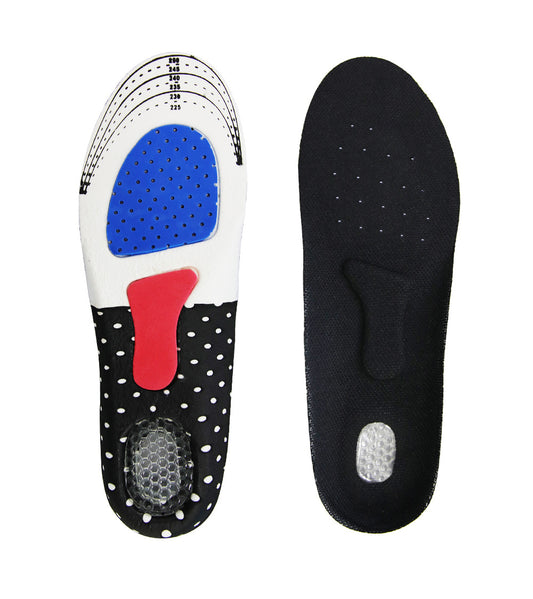 Motor insole breathable shock absorption EVA thickening heel.