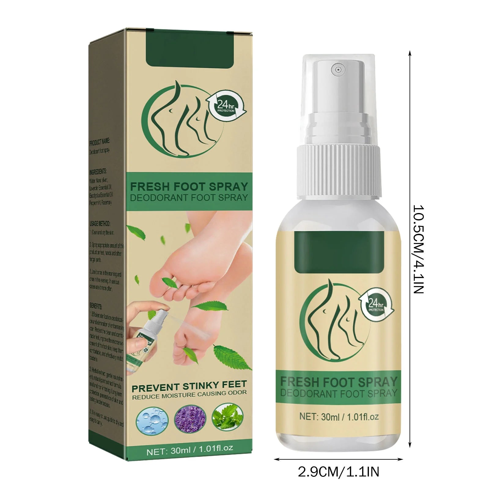 Athletes Foot Spray Athletes Foot Spray Toenail Feet Smelly Feet Itchy 20Ml Spray
