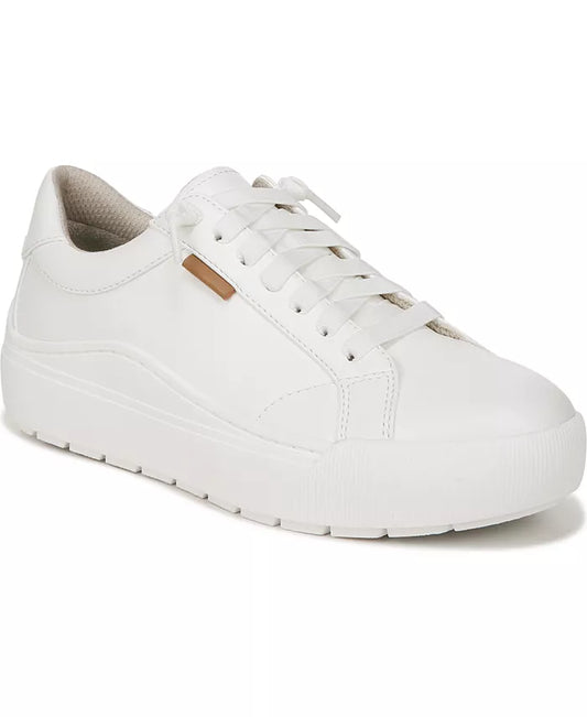 Women'S Time off Go Closed round Toe Lace up Platform Sneakers